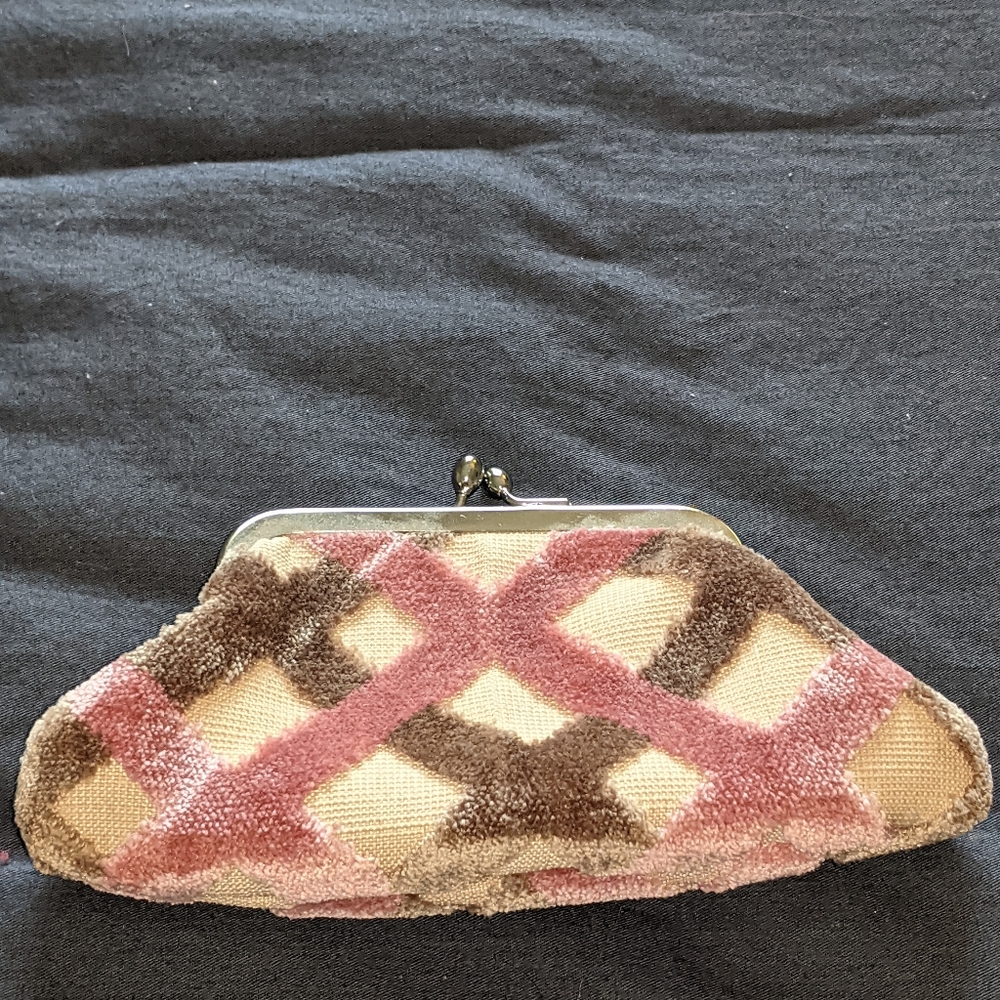 Glenda Gies snap tip coin purse, velvet